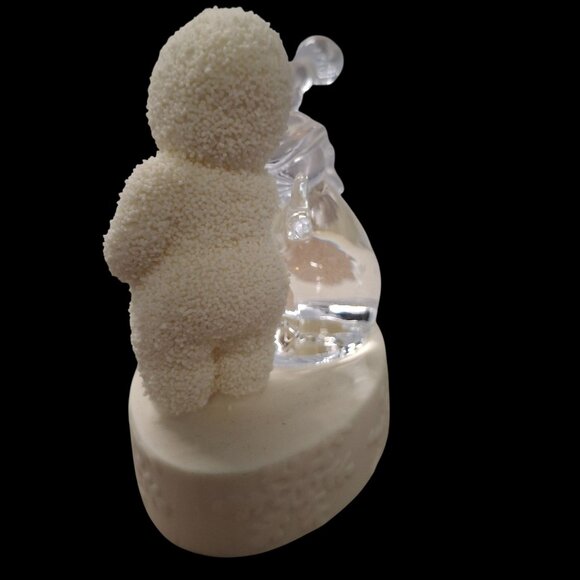 Department 56 "Full Of Laughter" Snowbaby & Snowman Figurine 2003 - Picture 3 of 4